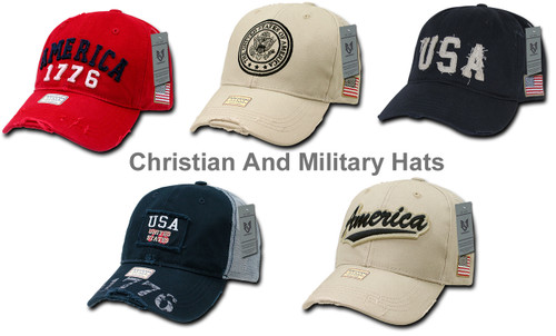 Vintage Look USA America United States Flag  Baseball Cap Hats