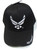 US AIR FORCE OFFICIALLY LICENSED With Wings Black Hat Baseball cap