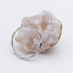 Silver Twist Ring