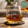 Personalised Measures Whisky Glass