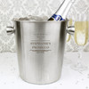 Personalised Stainless Steel Prosecco Bucket