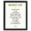 Bucket List Personalised Poster