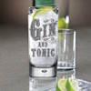 Funny Gin and Tonic Highball Glass