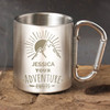 Personalised Silver Camping Mug