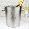 Personalised Mr & Mrs Ice Bucket