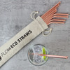 Deluxe metal Drinking Straws by Flow Barware 