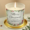 Personalised Xmas Candle for Mum and Dad