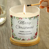 Personalised Family Xmas Candle