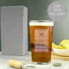 Personalised Don't Panic Pint Glass with Gift Box