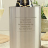 Personalised Stainless Steel Champagne Cooler
