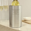 Personalised Wine Cooler Retirement Gift