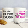 The Real Boss Couples Mug Set