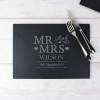 Personalised Mr & Mrs Slate Cheeseboard Personalised Mr & Mrs Slate Cheeseboard