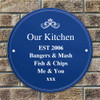 Our Kitchen Personalised Heritage Plaque