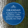 Grandad Personalised Heritage Plaque