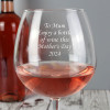 Personalised Large Wine Glass for Mum