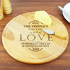 Engraved Round Chopping Board