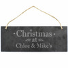 Personalised Slate Christmas Decorations