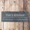 Personalise Slate Door Plaque