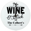 Personalised Wine O'Clock Kitchen Clock