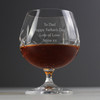 Personalised Brandy Glass for Dad