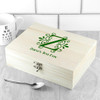 Personalised Wooden Tea Box with Tea Collection