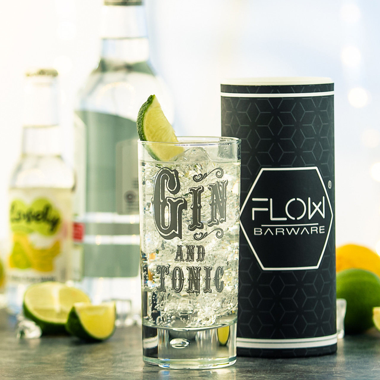 Gin and Tonic Highball G&T Glass The Kitchen Gift Company