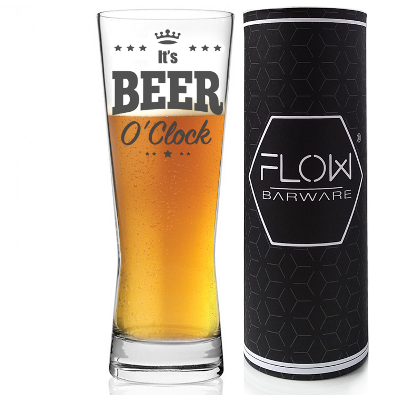 It's Beer O'Clock Funny Beer Pint Glass - Gift Idea