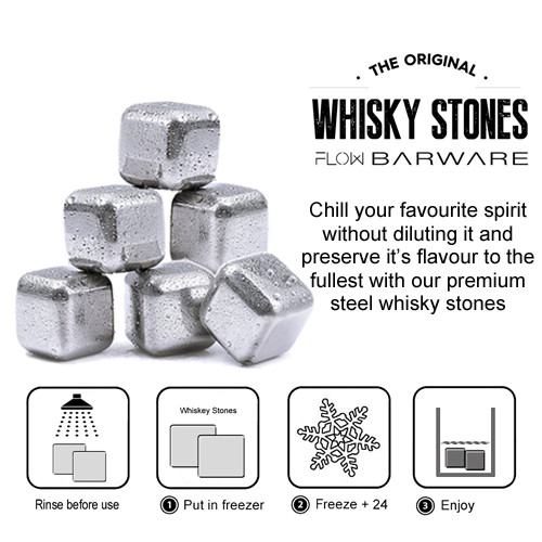Stainless Steel Whisky Stones Gift Set The Kitchen Gift Company