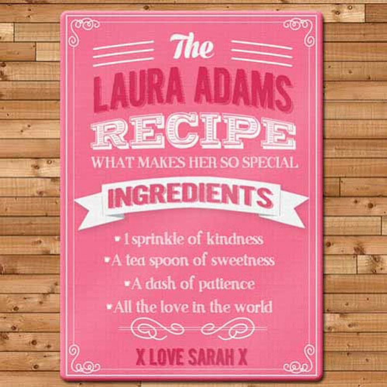 Personalised Glass Chopping Board Recipe Design Personalised Mothers