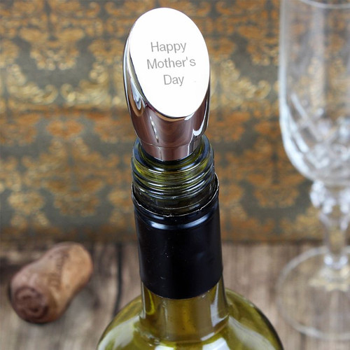 Personalised Mother's Day Silver Bottle Stopper