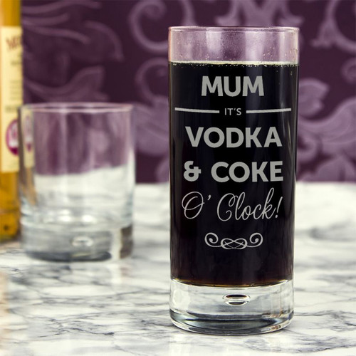 Personalised Vodka Glass for Mum