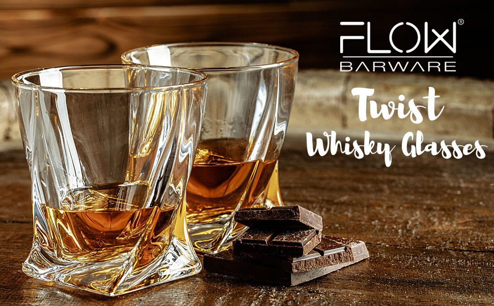 Twist Scotch Glasses Set - Lucifer Whiskey Glasses - Home Bar Gift Idea –  Whiskoff