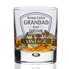 Keep Calm Grandad Whisky Tumbler