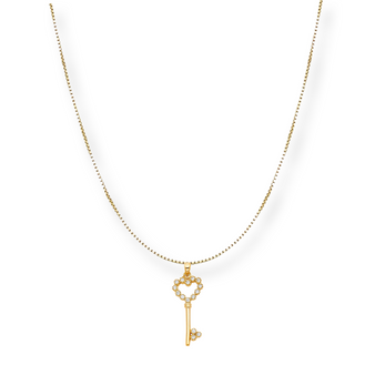 LOVE IS KEY CHAIN PENDANT
