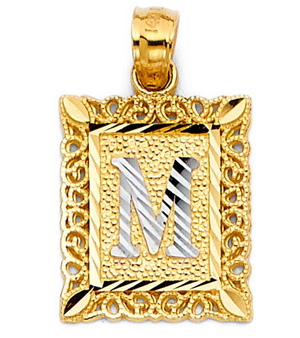 STAMP INITIAL LETTER PENDANT