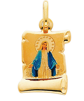 BLESSED FATIMA STAMP PENDANT