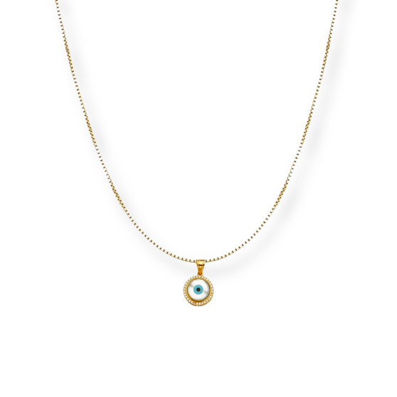 NAKED EYE CHAIN PENDANT NECKLACE