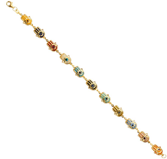 UPPER HAND HAMSA BRACELET