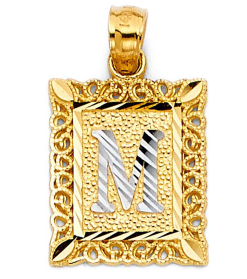 STAMP INITIAL LETTER PENDANT