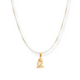 NIGHTINGALE ROSE PENDANT CHAIN NECKLACE