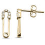 BALMORAL DIAMOND SAFE PIN EARRINGS