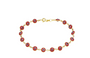 EVIL EYE CHERRY RED  BRACELET