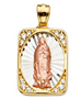 OUR LADY OF GUADALUPE STAMP PENDANT