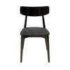 straight on view of side chair