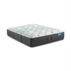 three quarters right facing view of the Beautyrest Harmony Maui medium firm mattress. The top is white and the sides are a dark gray color.