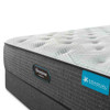 close up of mattress with beautyrest tag