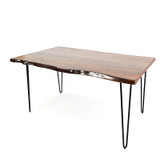 Tioga  60" Acacia Wood Dining Table