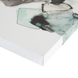 River Rocks Blue Gel Coated Canvas