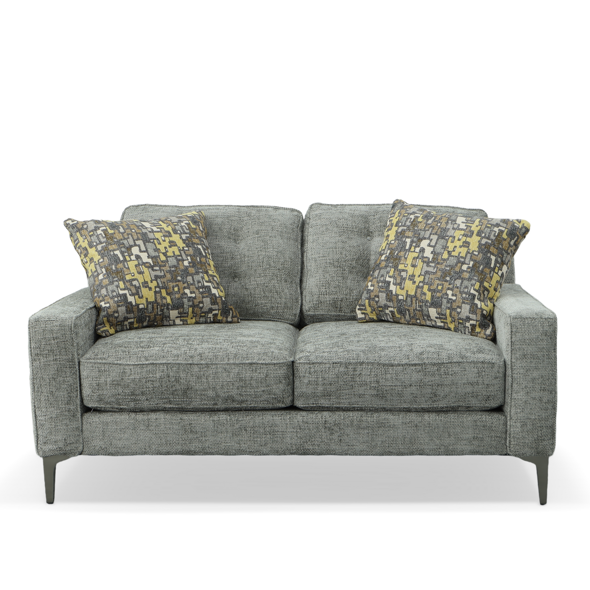 Phoebe Loveseat with two 21" Toss Pillows